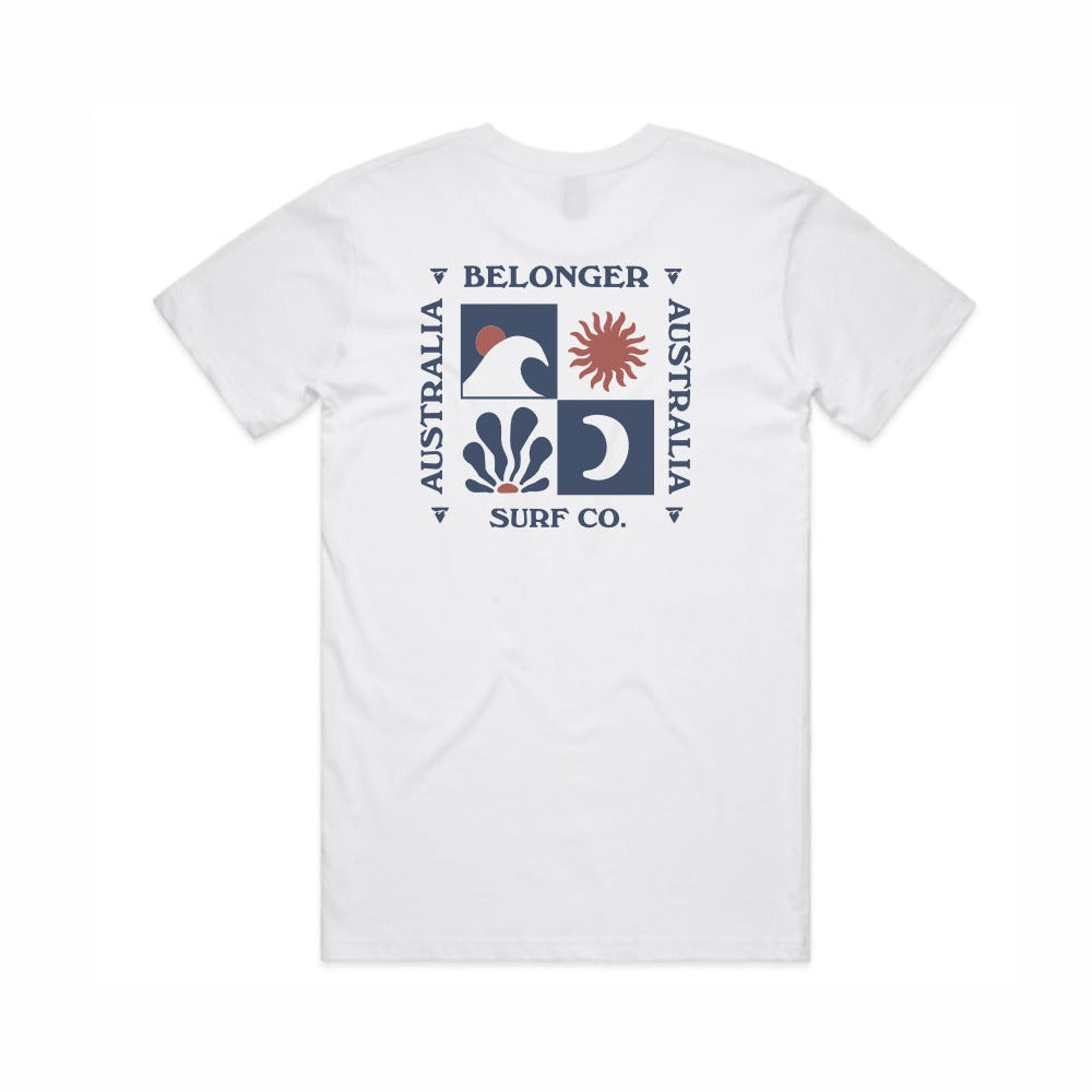 Unisex Elements Collection White T-Shirt