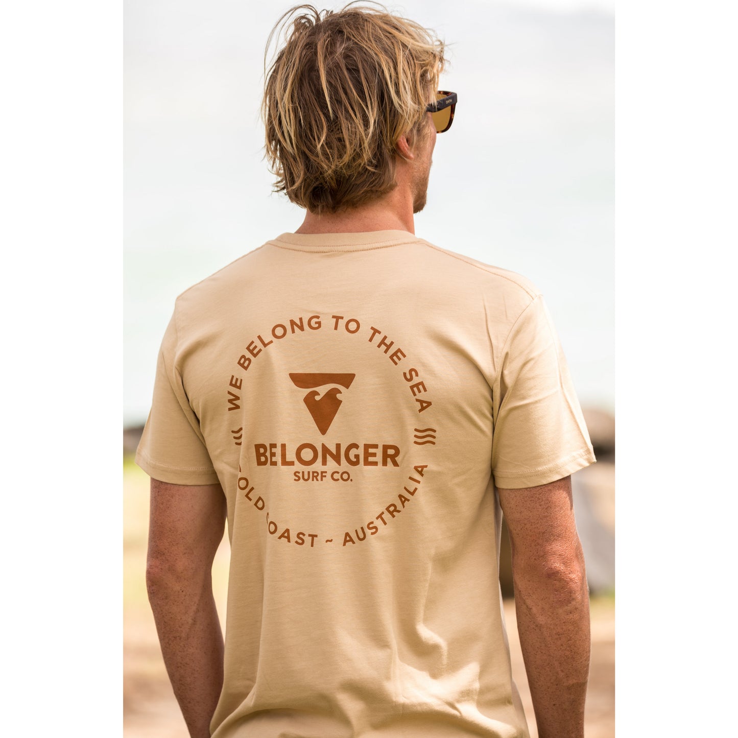 T-shirt Tan/Brown - Belonger