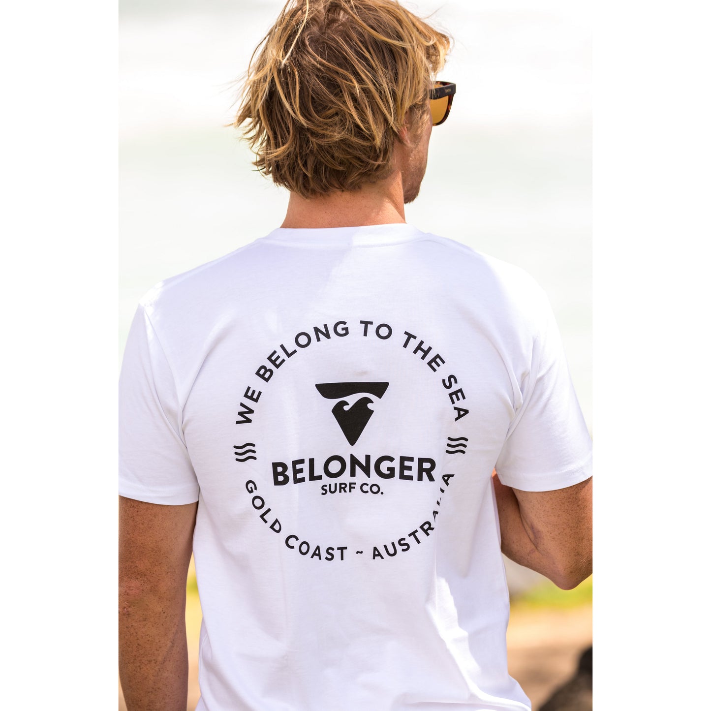 T-shirt White/Black - Belonger