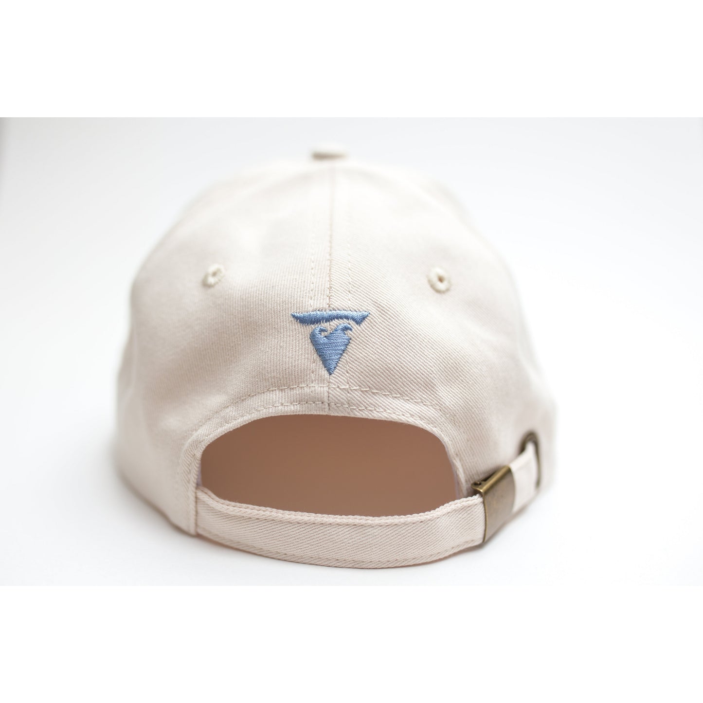 6 PANEL CAP - BEIGE/BLUE